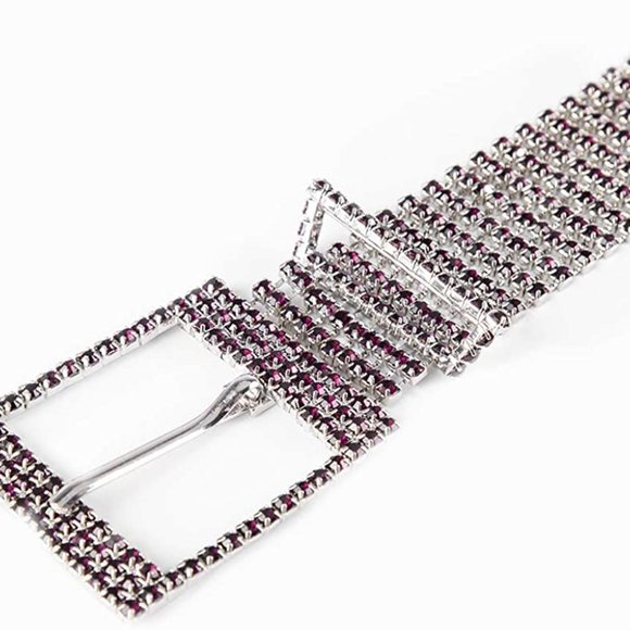 Crystal Rhinestone Chain Waist Belt main image 6